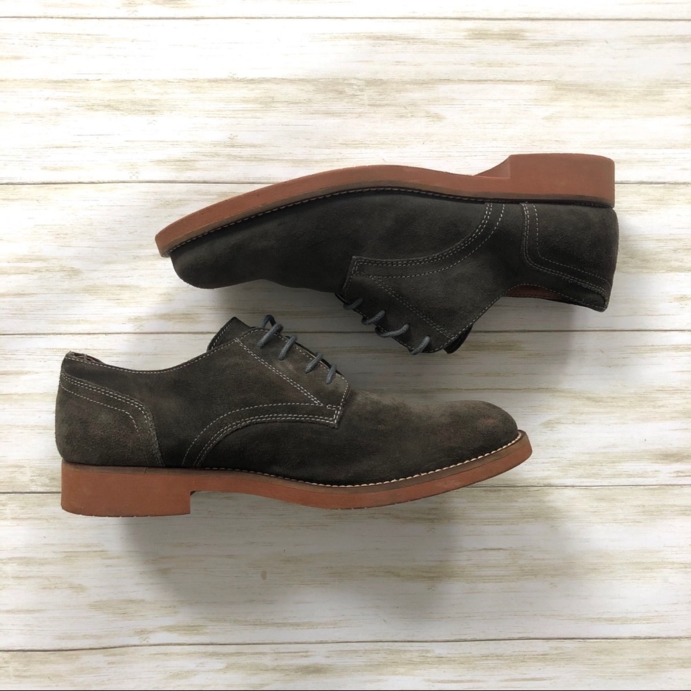 Bass Gray Suede Oxfords🔅